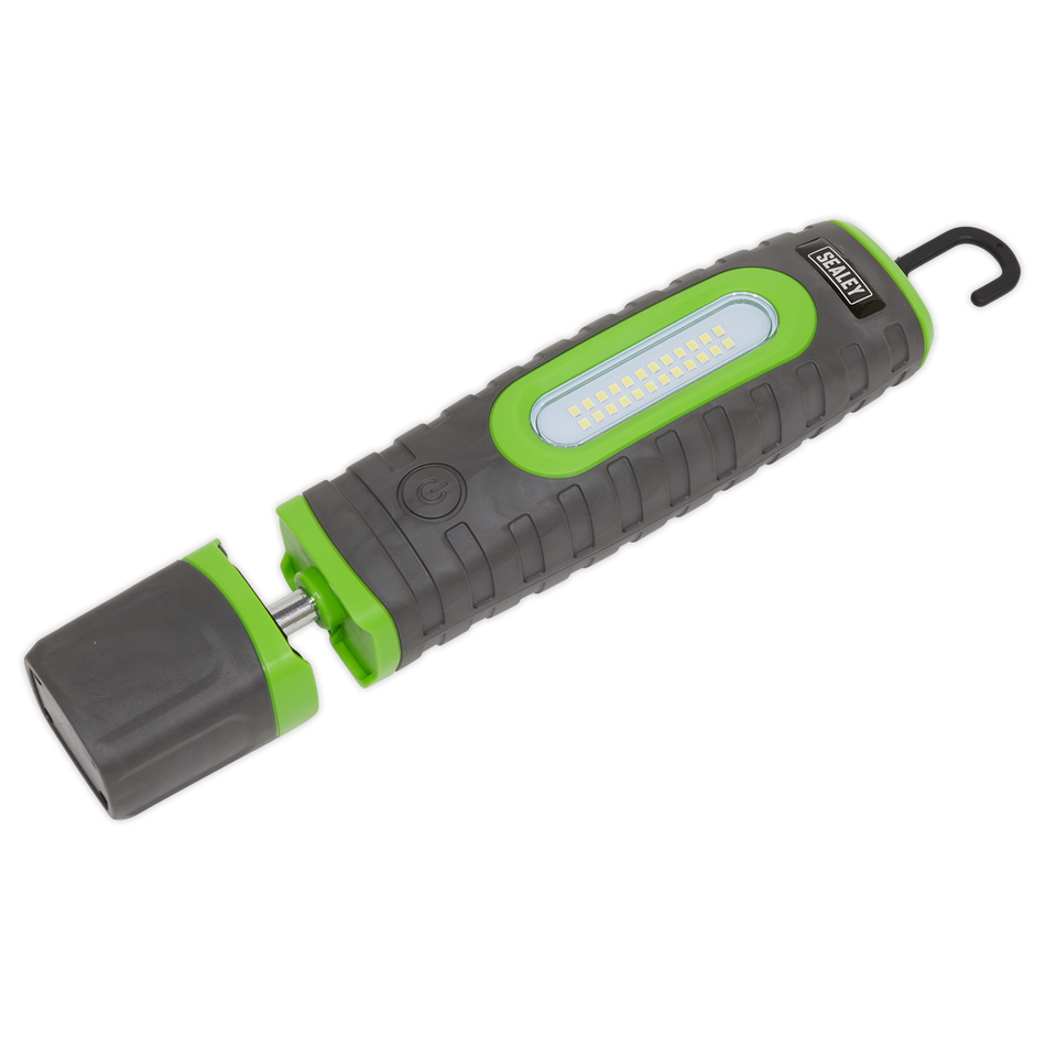 Rechargeable 360deg Inspection Light 15W & 3W SMD LED - Green