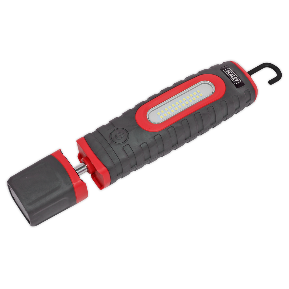 Rechargeable 360deg Inspection Light 15W & 3W SMD LED - Red