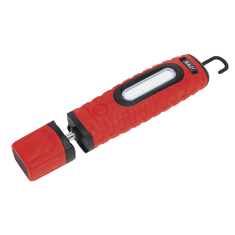 Rechargeable 360deg Inspection Light 10W & 3W SMD LED - Red