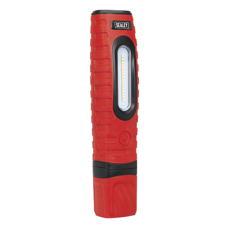 Rechargeable 360deg Inspection Light 10W & 3W SMD LED - Red