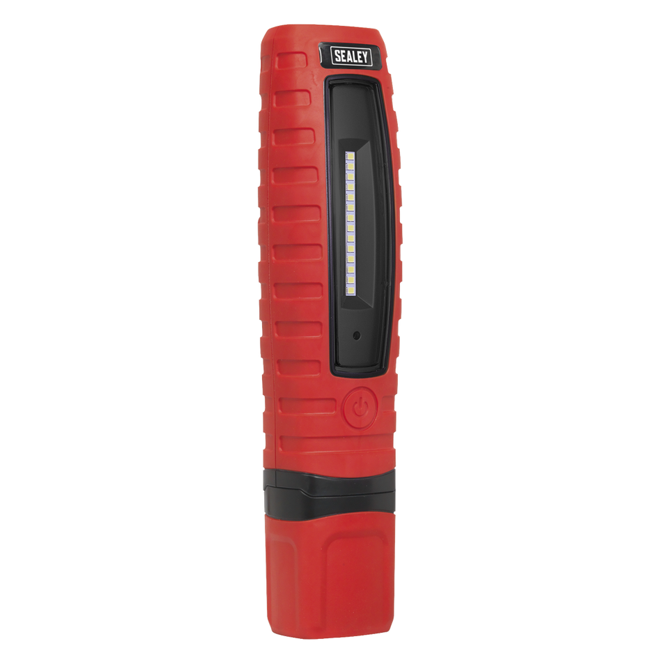 Rechargeable 360deg Inspection Light 8W & 3W SMD LED - Red