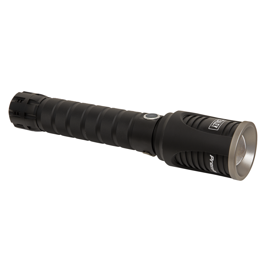 LED4494 Rechargeable Aluminium Torch with Adjustable Focus 60W COB LED