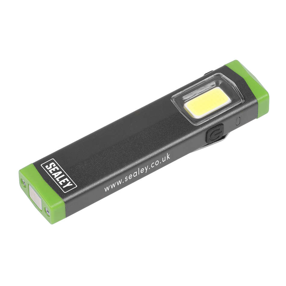 LED500SB Mini Super Beam Aluminium Pocket Light 3W COB LED