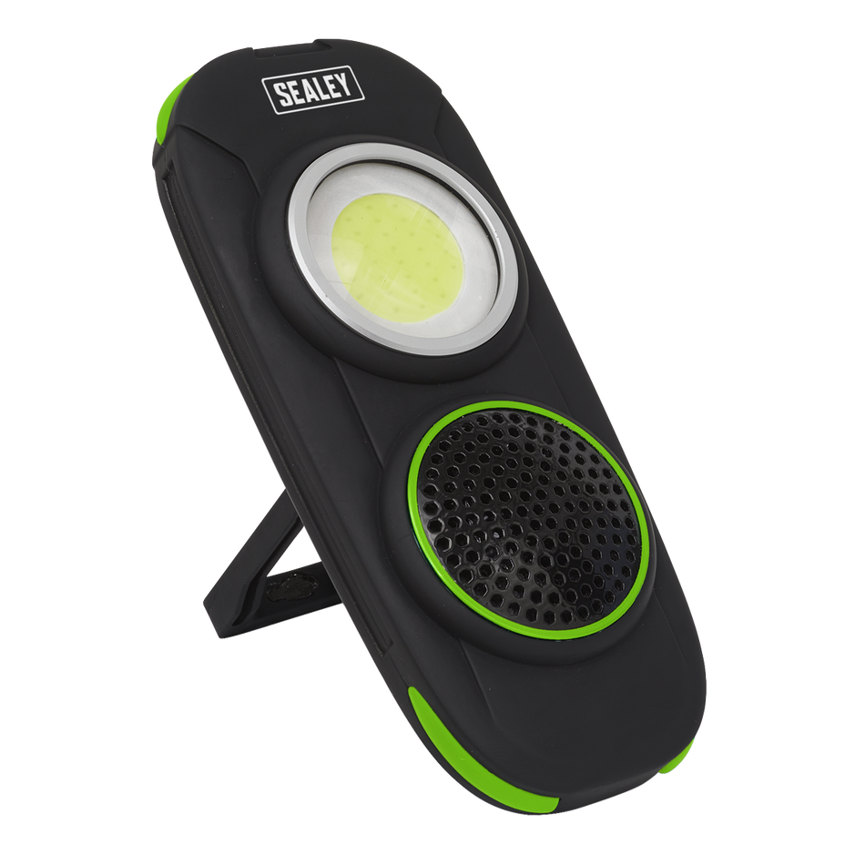 LED50WS Rechargeable Torch with Wireless Speaker 10W COB LED