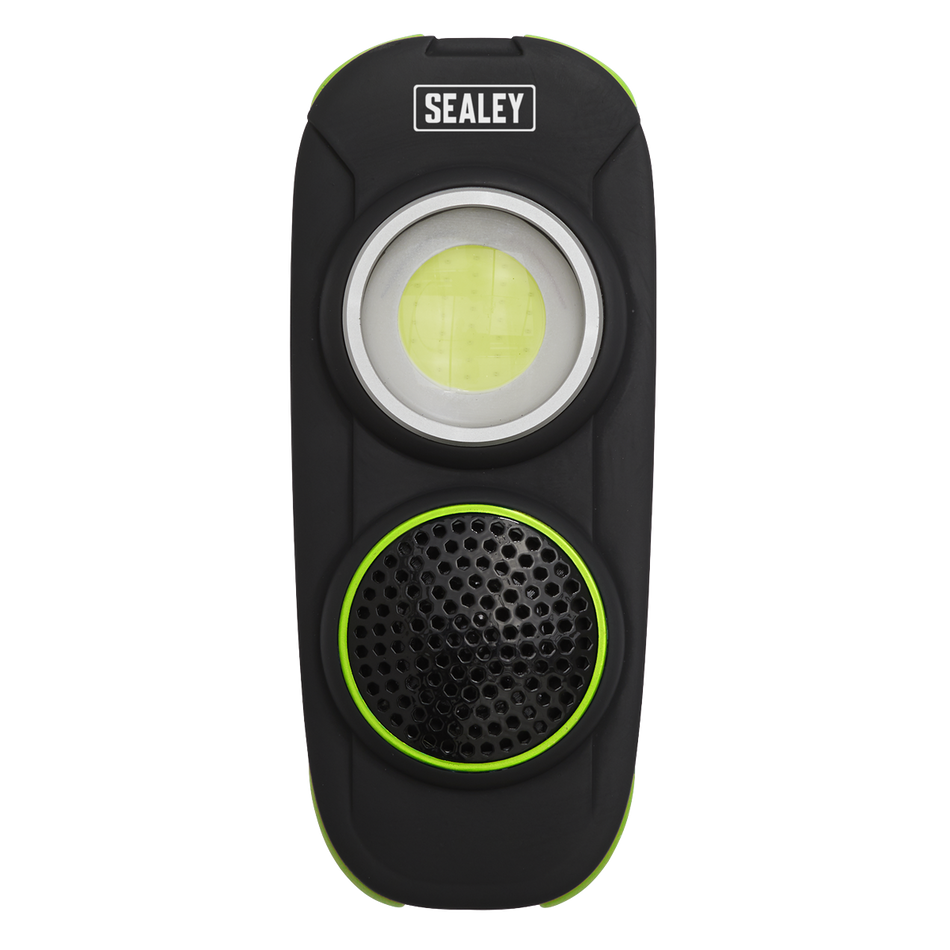 LED50WS Rechargeable Torch with Wireless Speaker 10W COB LED