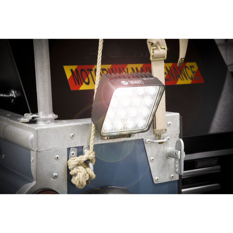 LED5S Square Worklight with Adjustable Bracket 48W SMD LED