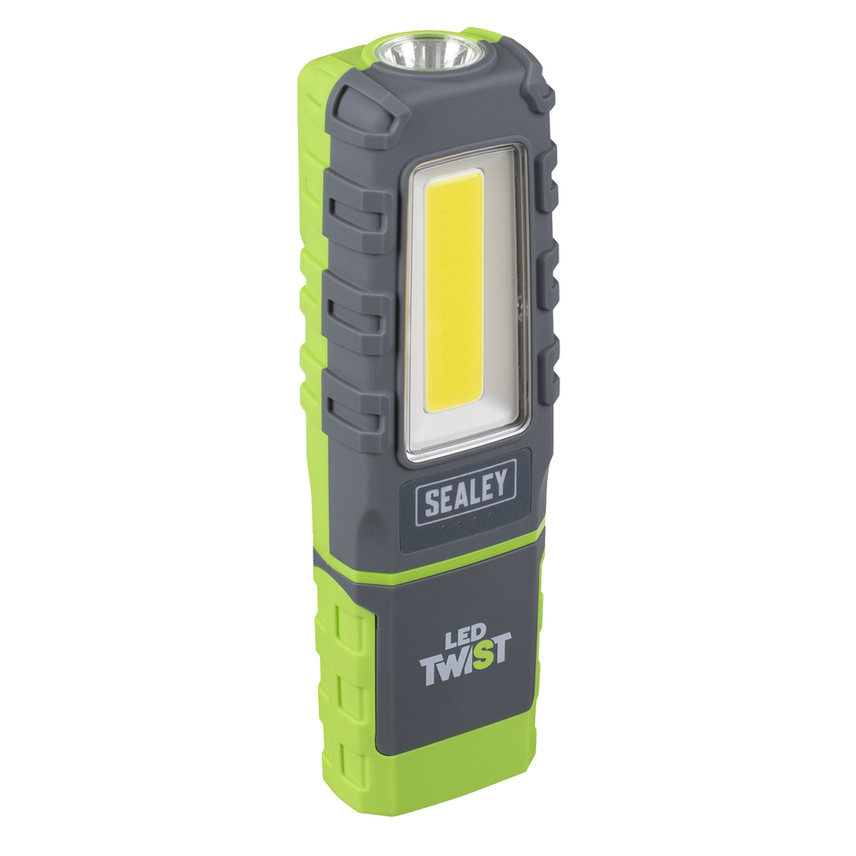 LED601G LED Twist Rechargeable Inspection Light 5W COB & 1W SMD