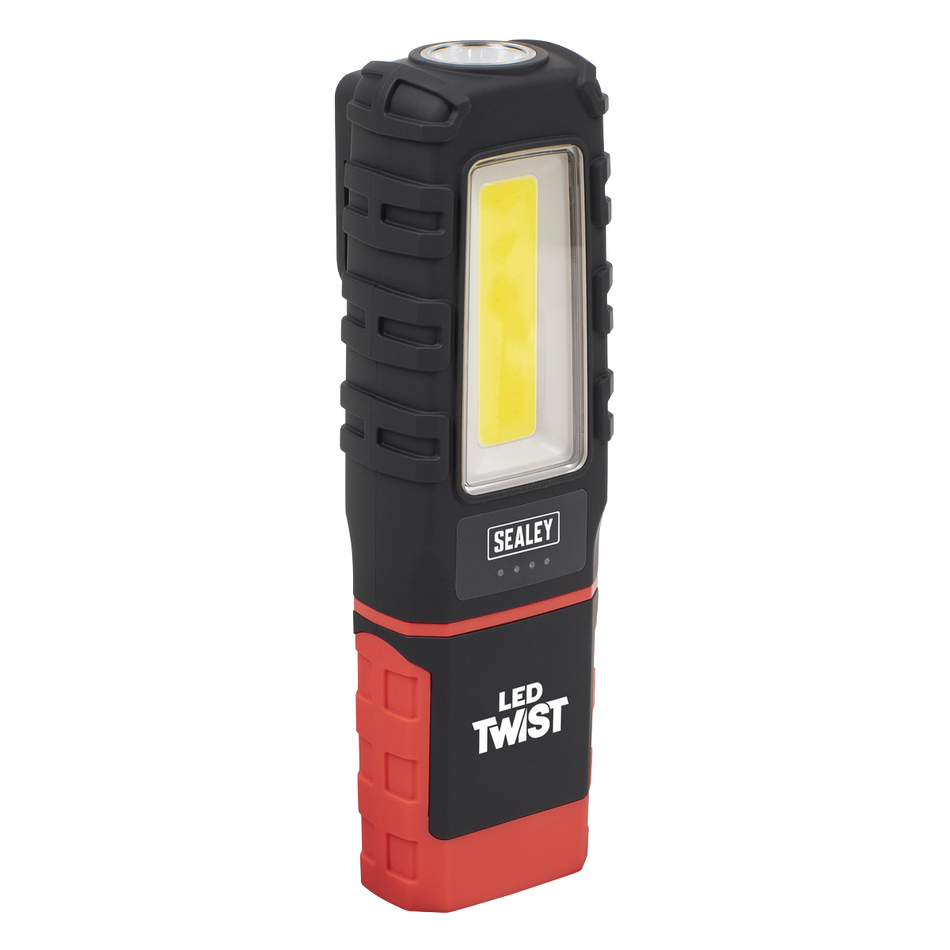 LED601 LED Twist Rechargeable Inspection Light 5W COB & 1W SMD