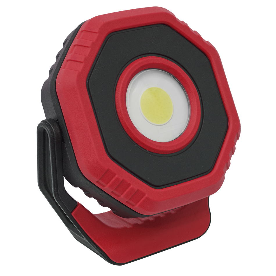 Rechargeable 360deg Pocket Floodlight with Magnet 7W COB LED - Red