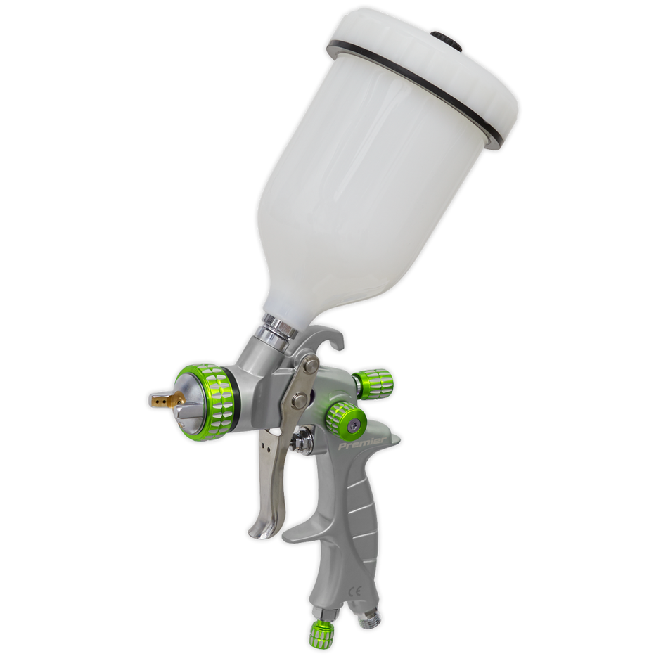 LVLP01 Professional LVLP Gravity Feed Spray Gun 1.4mm Set-Up