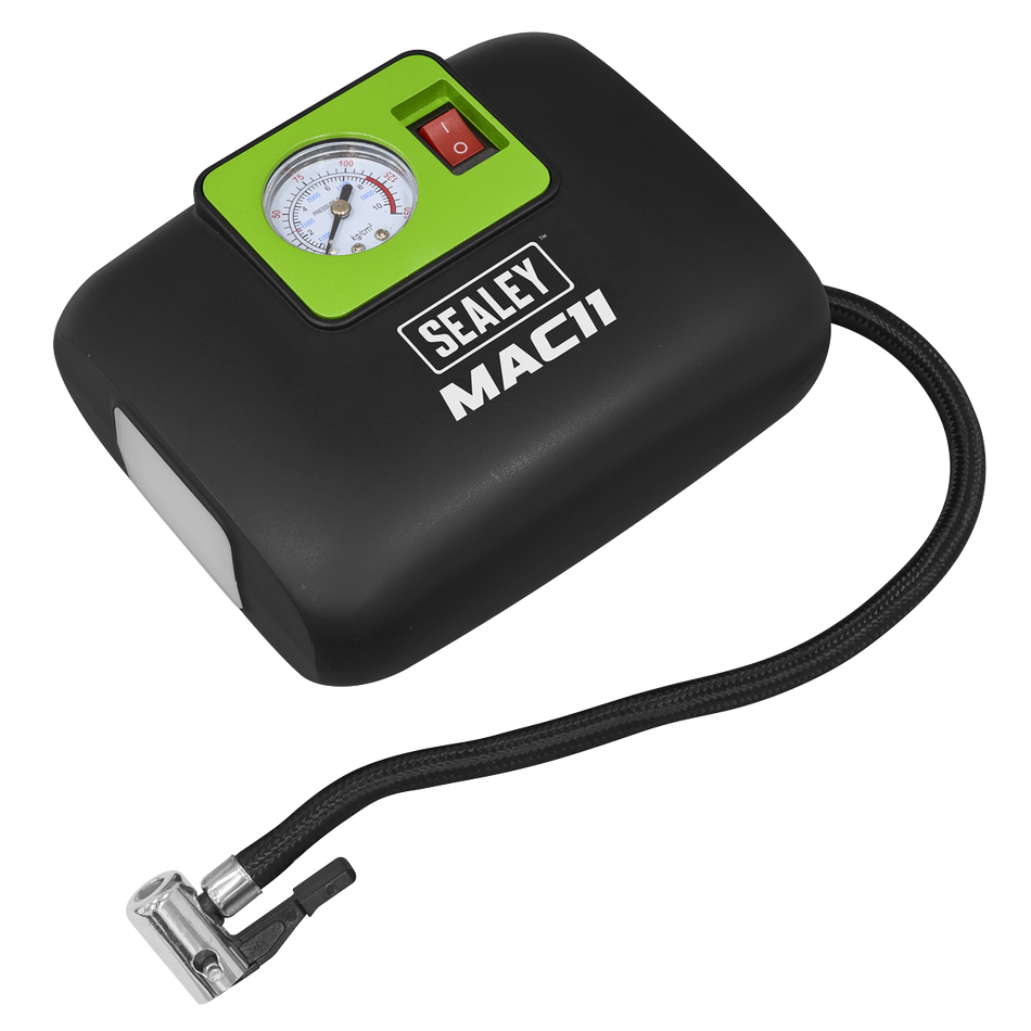 MAC11 Tyre Inflator with Worklight 12V