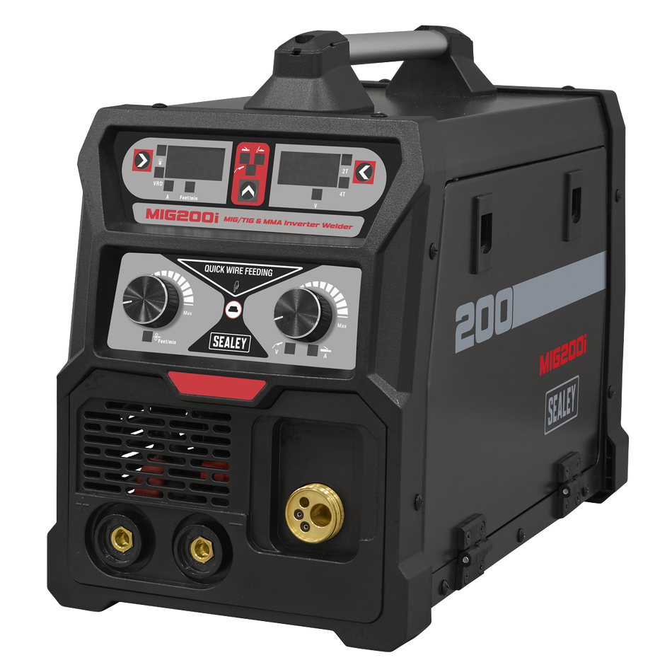 MIG200i MIG/TIG & MMA (ARC/STICK) Inverter Welder 200A
