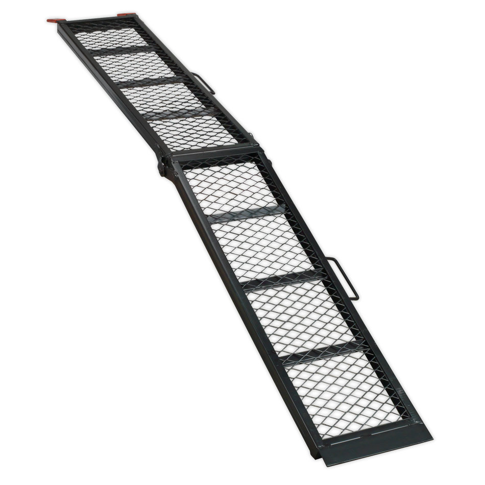 MR360 Steel Mesh Folding Loading Ramp 360kg Capacity