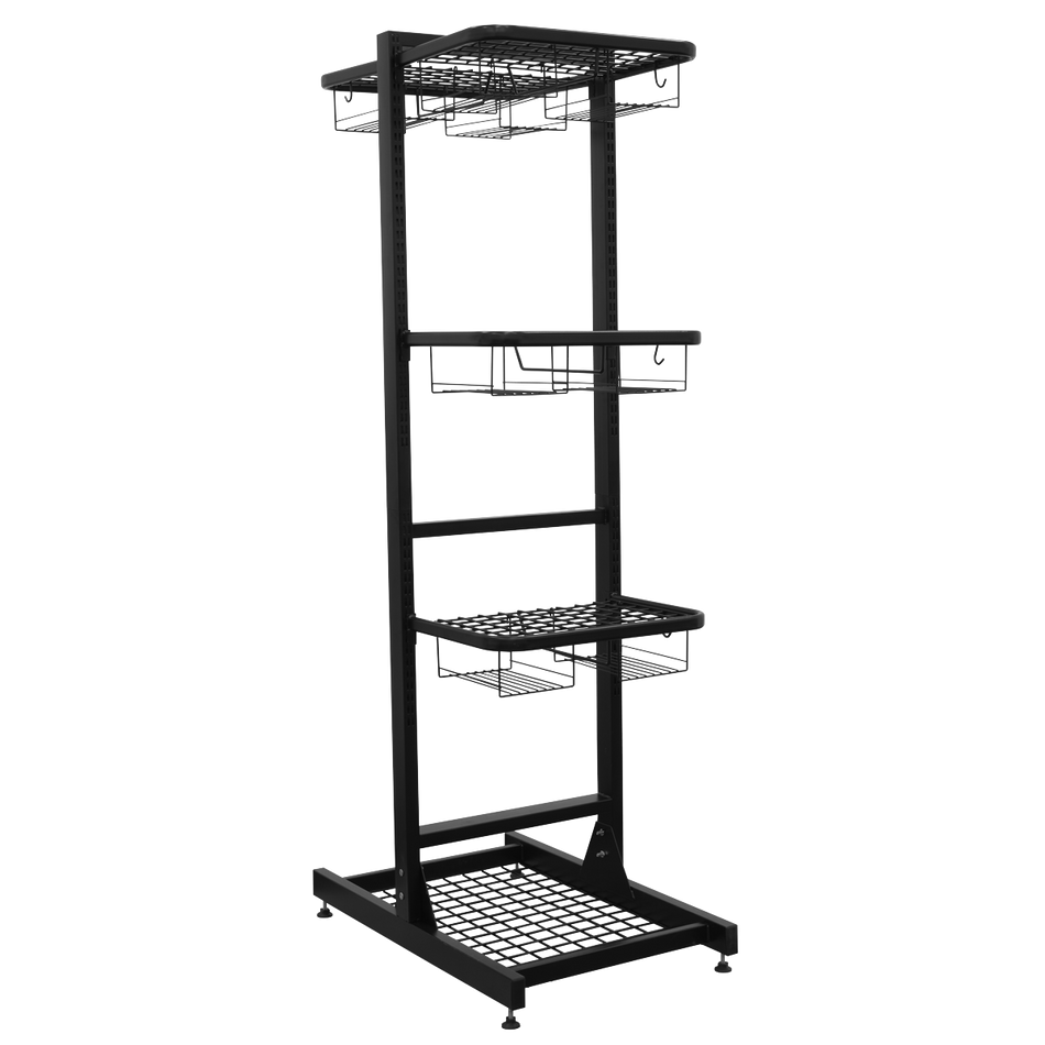 MS081FS2 Freestanding Motorcycle Helmet & Gear Storage