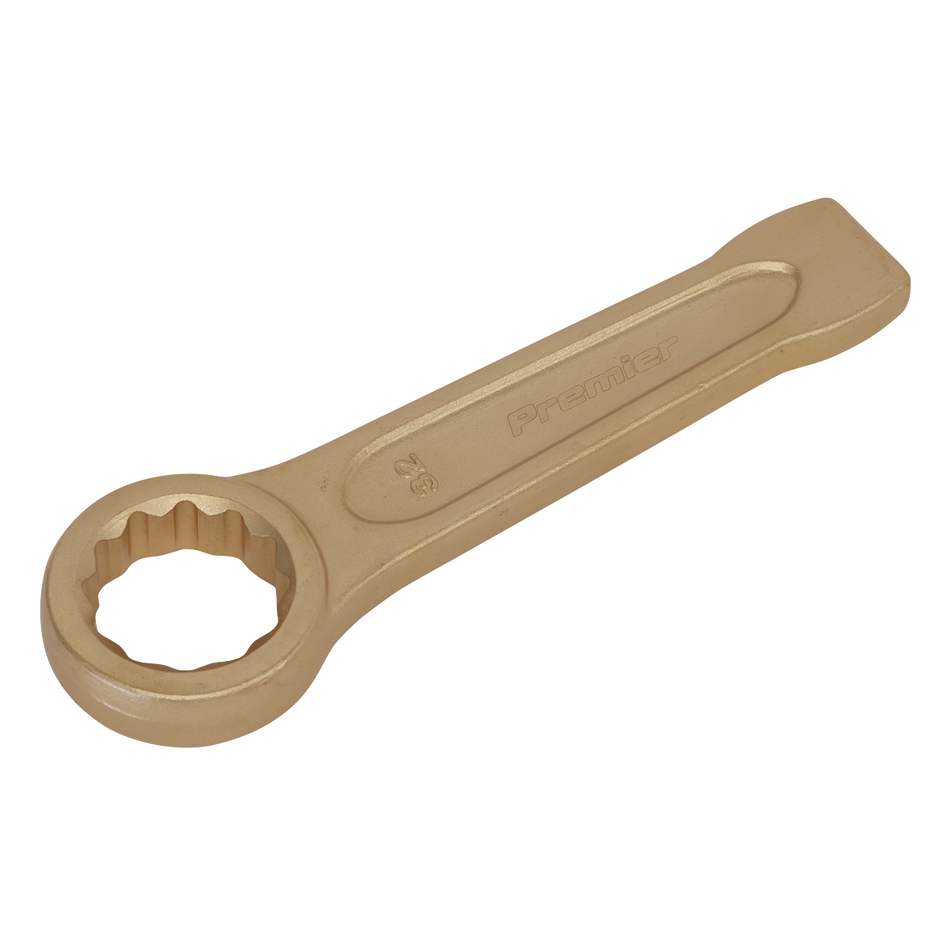 NS032 Premier Non-Sparking Ring End Slogging Spanner 32mm