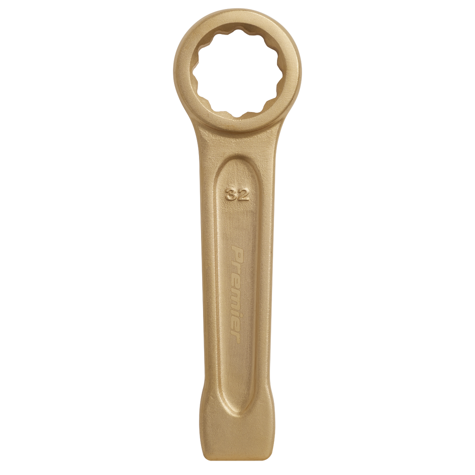NS032 Premier Non-Sparking Ring End Slogging Spanner 32mm