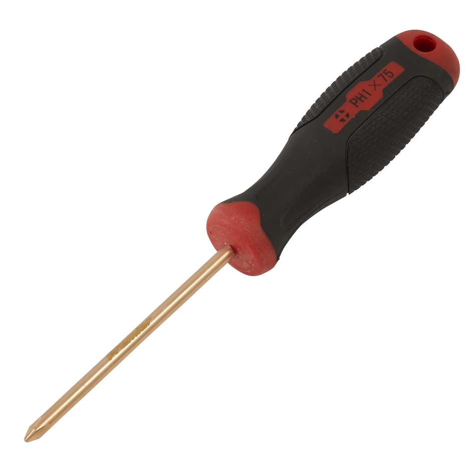 NS096 Screwdriver Phillips #1 x 75mm - Non-Sparking