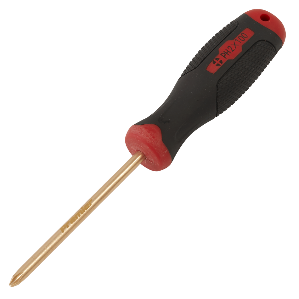 NS097 Screwdriver Phillips #2 x 100mm - Non-Sparking