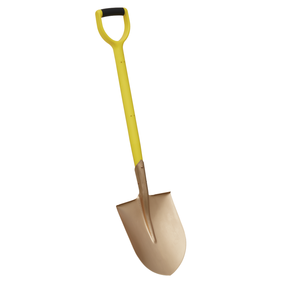 NS107 Premier Non-Sparking Round Point Shovel 240 x 420 x 990mm