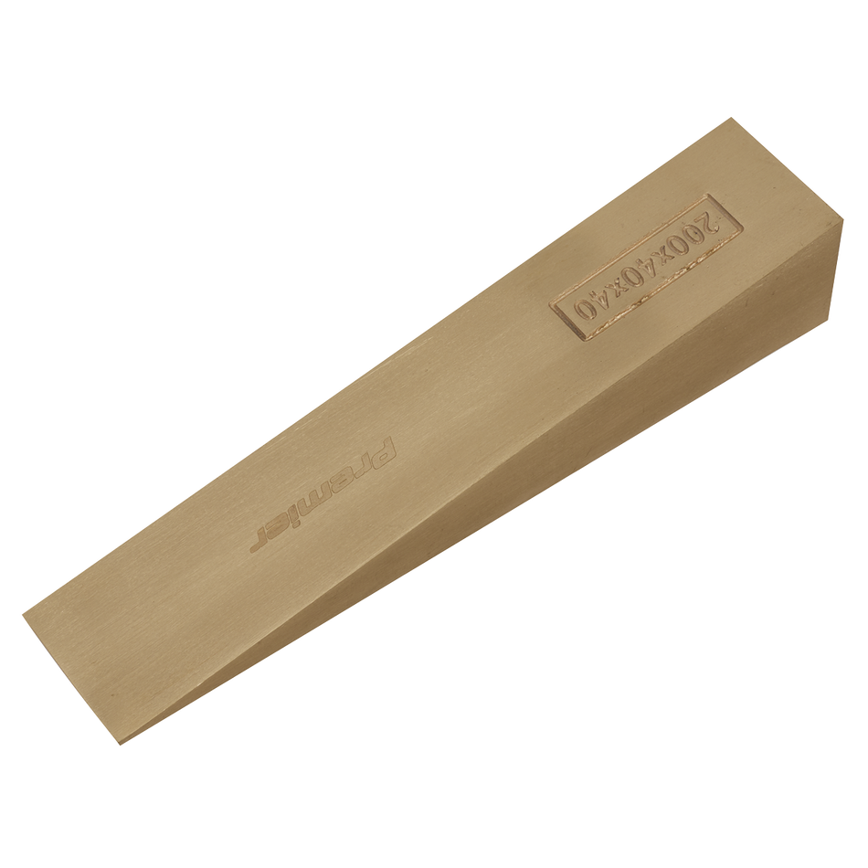 NS122 Premier Non-Sparking Wedge 200 x 40 x 40mm