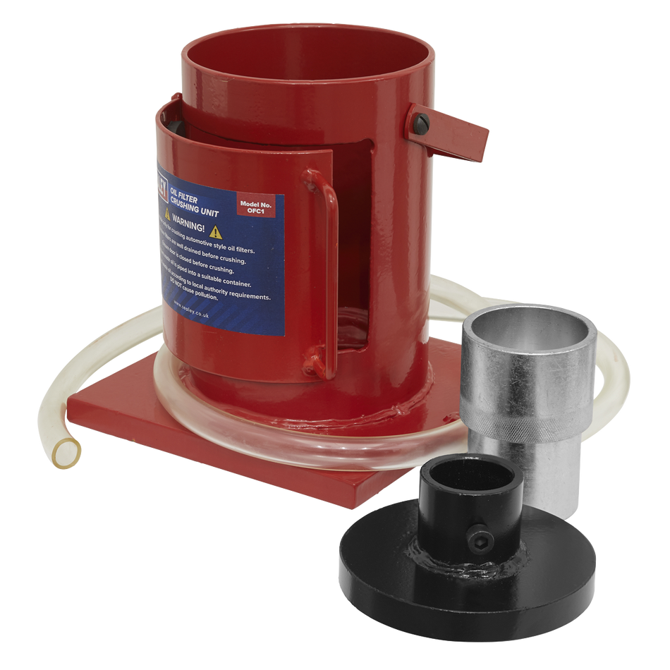 OFC1 Oil Filter Crushing Unit