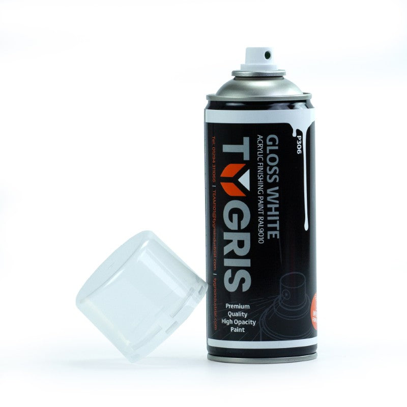 TYGRIS Gloss White Paint (RAL9010) 400ml