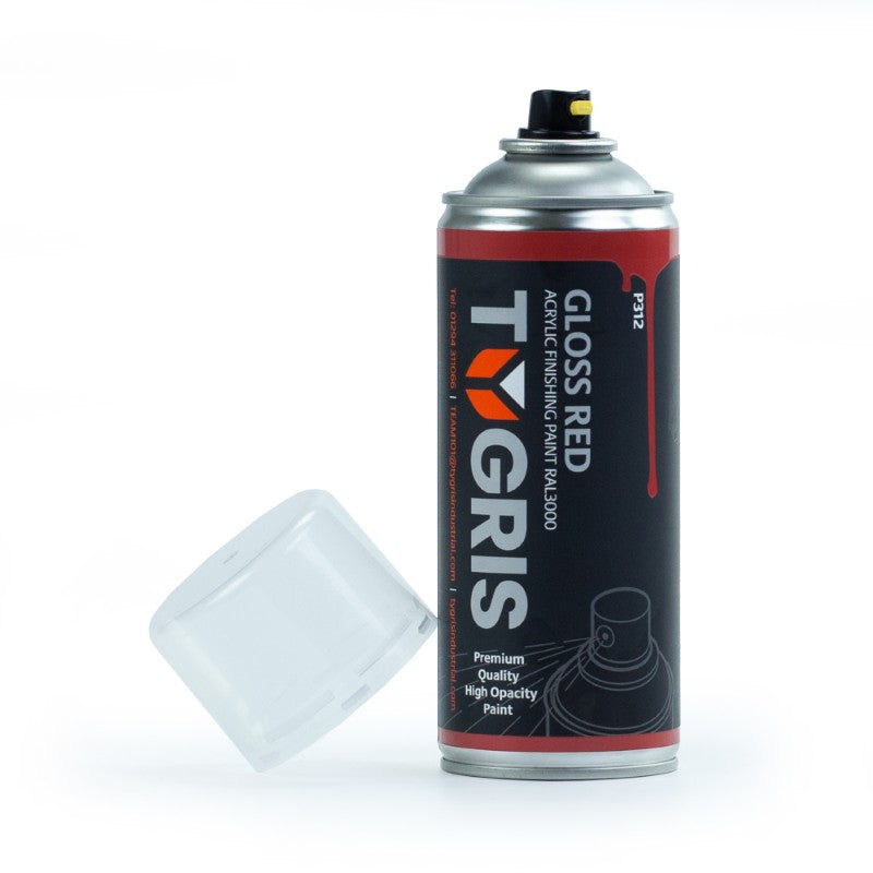 TYGRIS Gloss Red Paint (RAL3000) 400ml