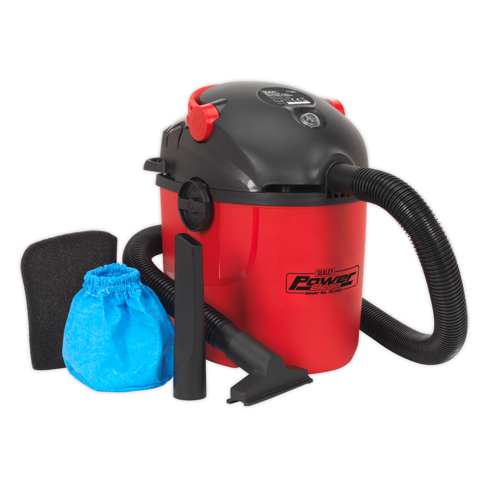 PC100 10L Vacuum Cleaner Wet & Dry 1000W/230V