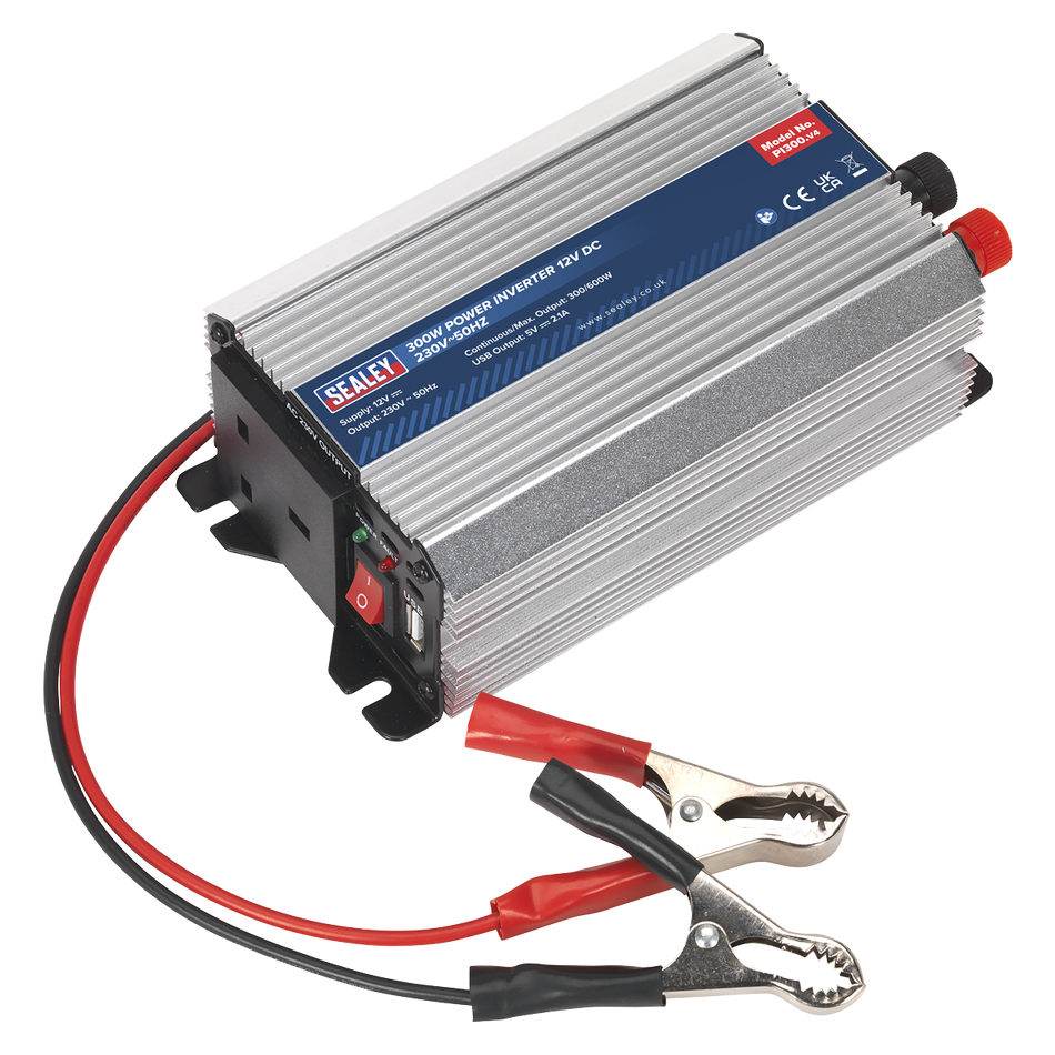PI300 Modified Sine Wave Power Inverter 300W 12V