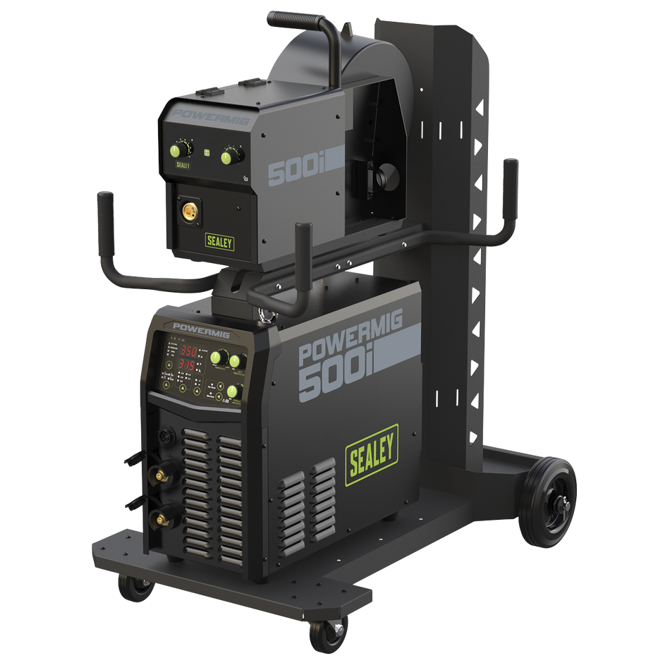 POWERMIG500i 500A Professional Gas/Gasless MIG/TIG/MMA Inverter Welder With Portable Wire Feeder 400V 3ph