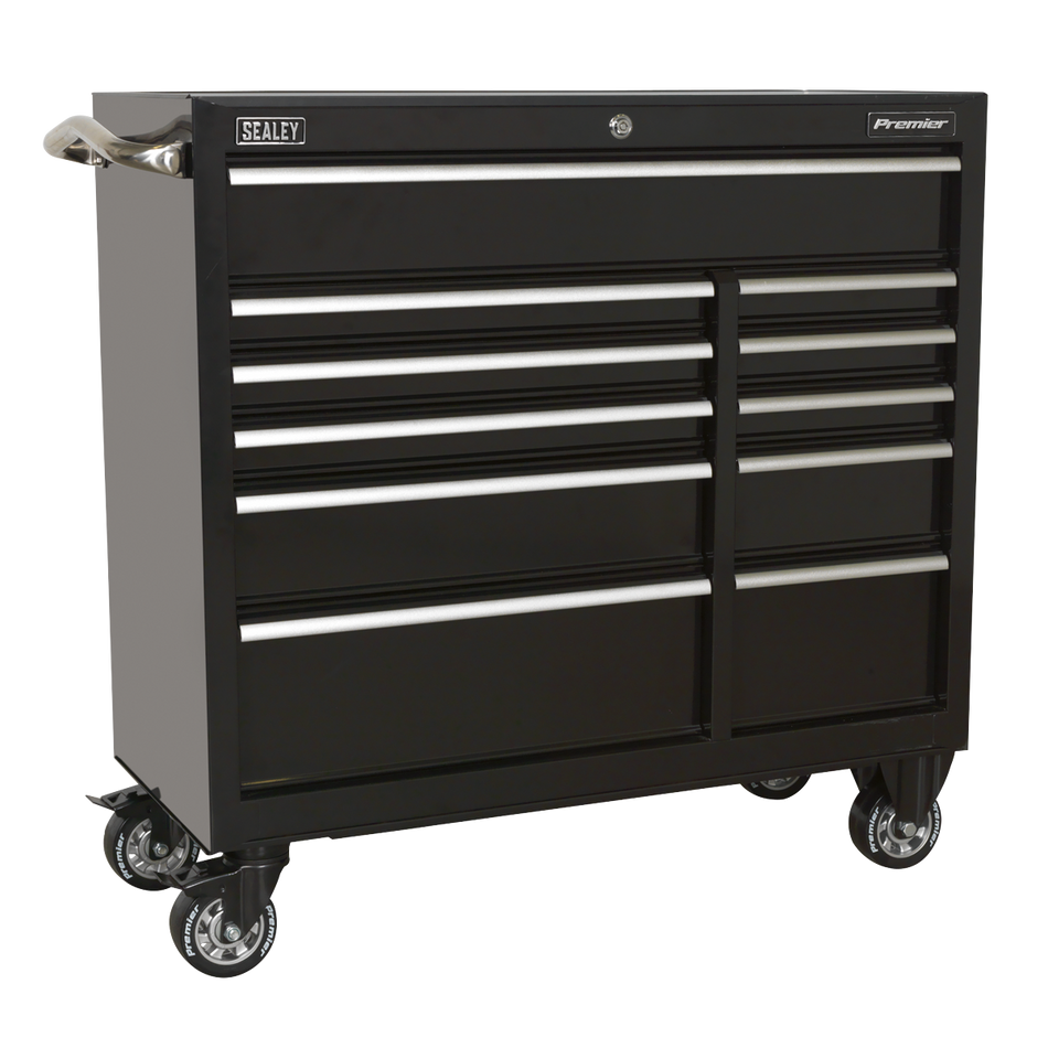 PTB105511 Premier Heavy-Duty Extra-Wide Rollcab 11 Drawer 1055mm - Black