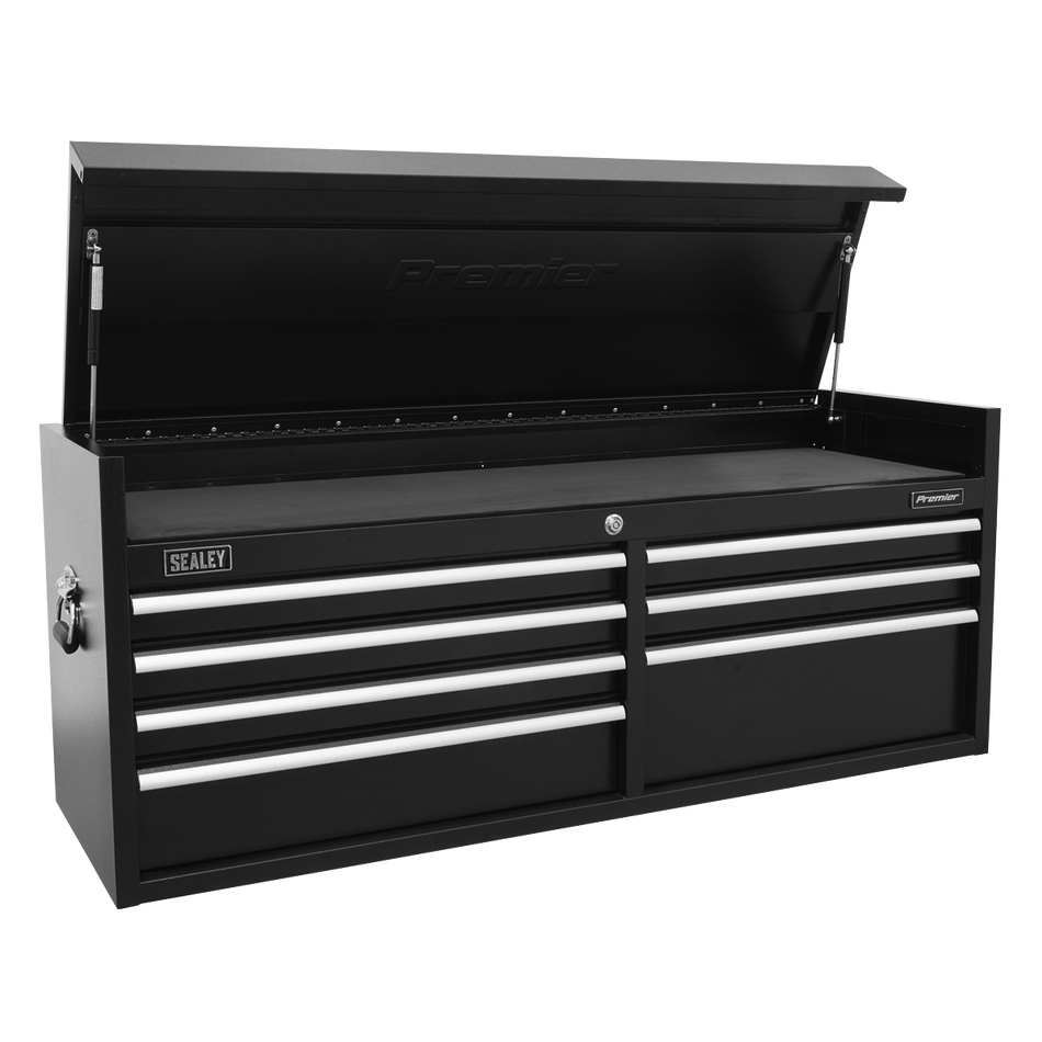 PTB141507 Premier Heavy-Duty Extra-Wide Topchest 7 Drawer 1415mm - Black