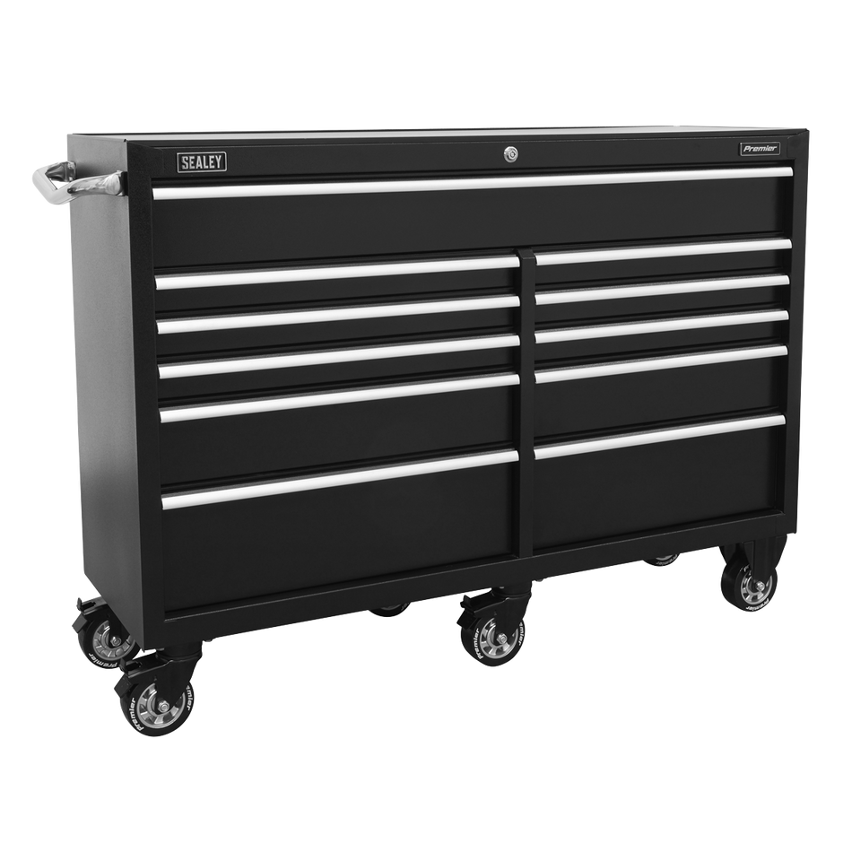 PTB143011 Premier Heavy-Duty Extra-Wide Rollcab 11 Drawer 1430mm - Black