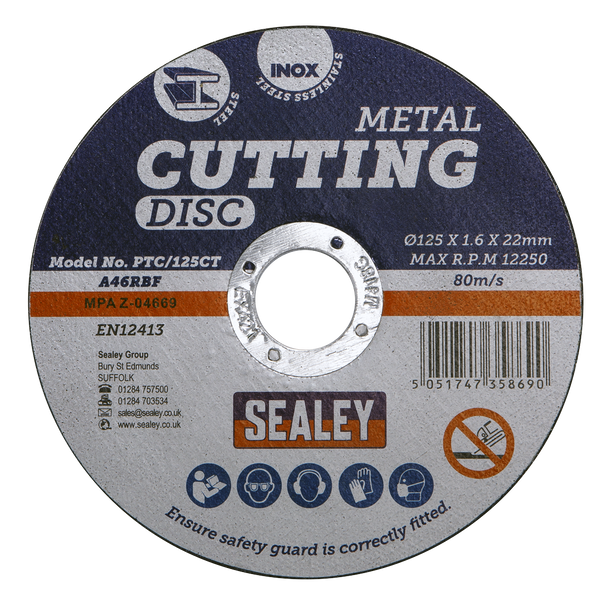 PTC/125CT Metal Cutting Disc 125mm