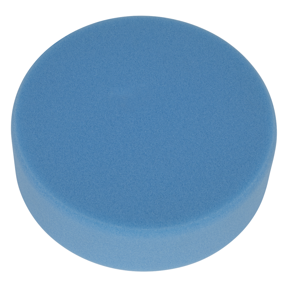 PTCCHV150B Hook-and-Loop Buffing & Polishing Foam Head 150 x 50mm - Blue/Medium