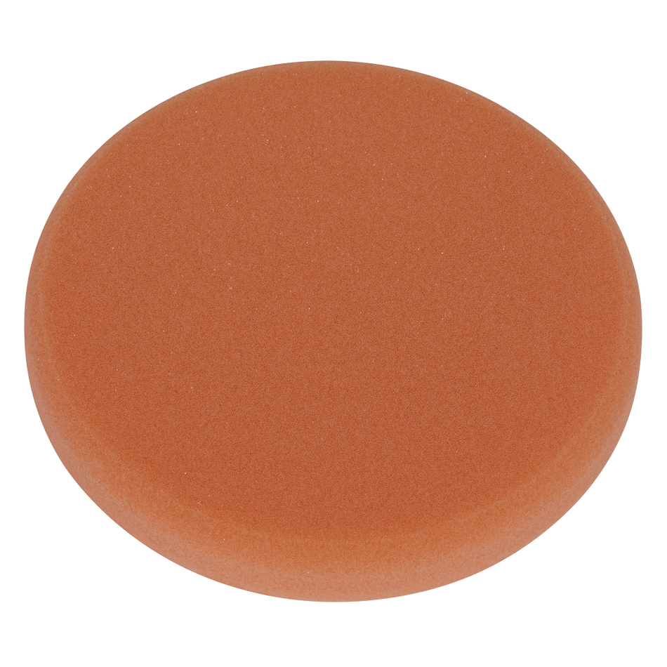 PTCCHV150O Hook-and-Loop Buffing & Polishing Foam Head 150 x 25mm - Orange/Firm