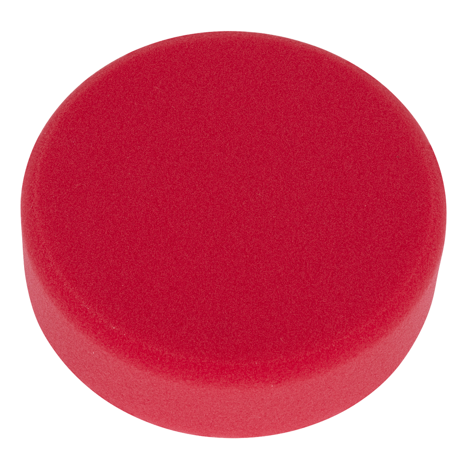 PTCCHV150R Hook-and-Loop Buffing & Polishing Foam Head 150 x 50mm - Red/Ultra-Soft