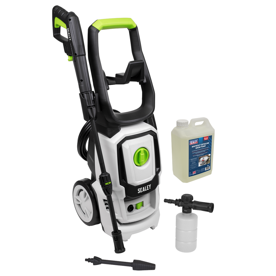 PW1860COMBO Pressure Washer with Snow Foam 130bar 420L/hr