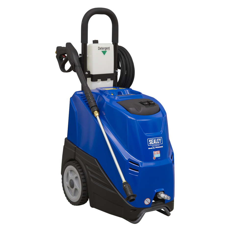 PW2000HW Hot/Cold Water Pressure Washer 135bar 2300W/230V