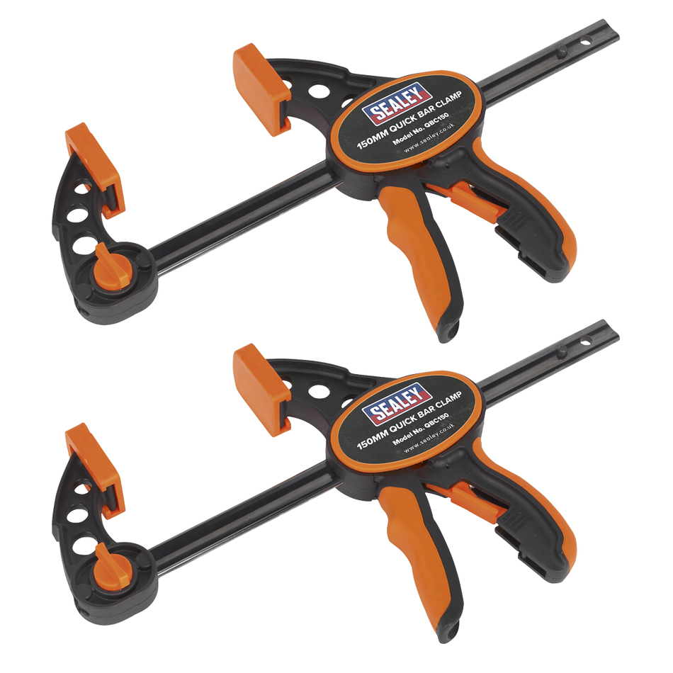 QBC1502 Quick Bar Clamp Set 150mm 2pc