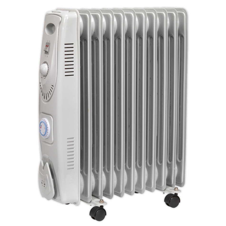 RD2500T 11-Element Oil Filled Radiator with Timer 2500W/230V