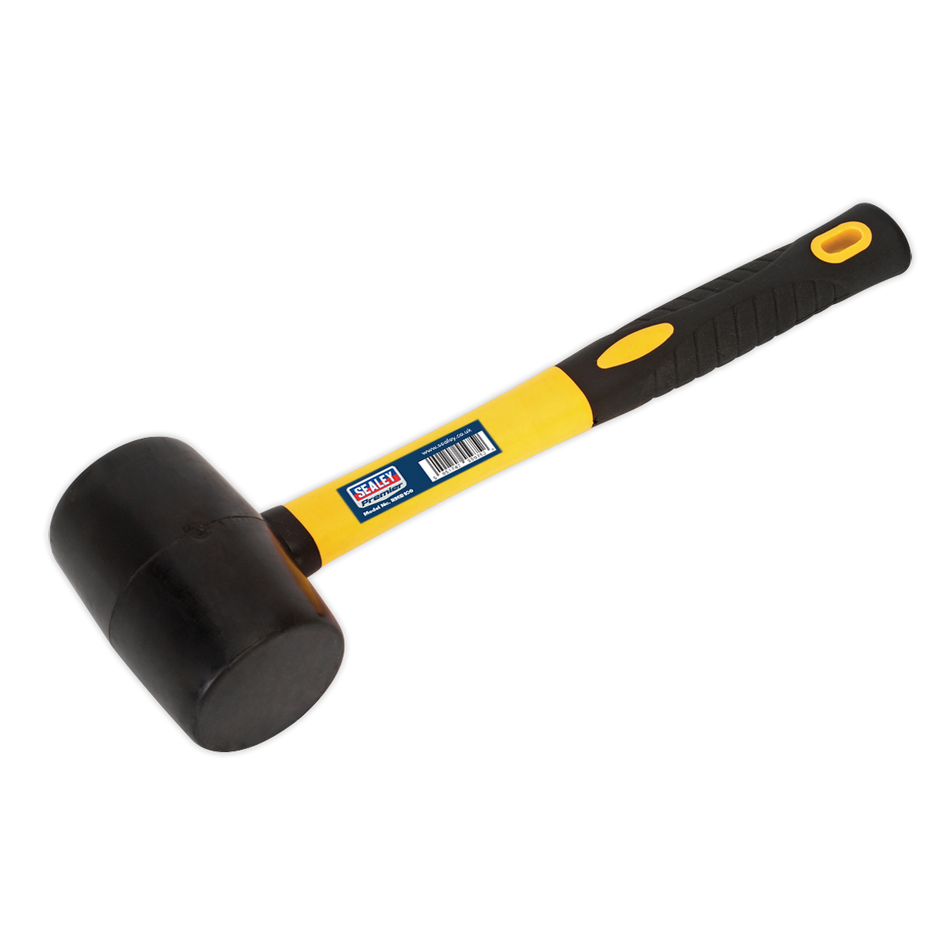 RMB100 Premier Rubber Mallet with Fibreglass Shaft 1lb