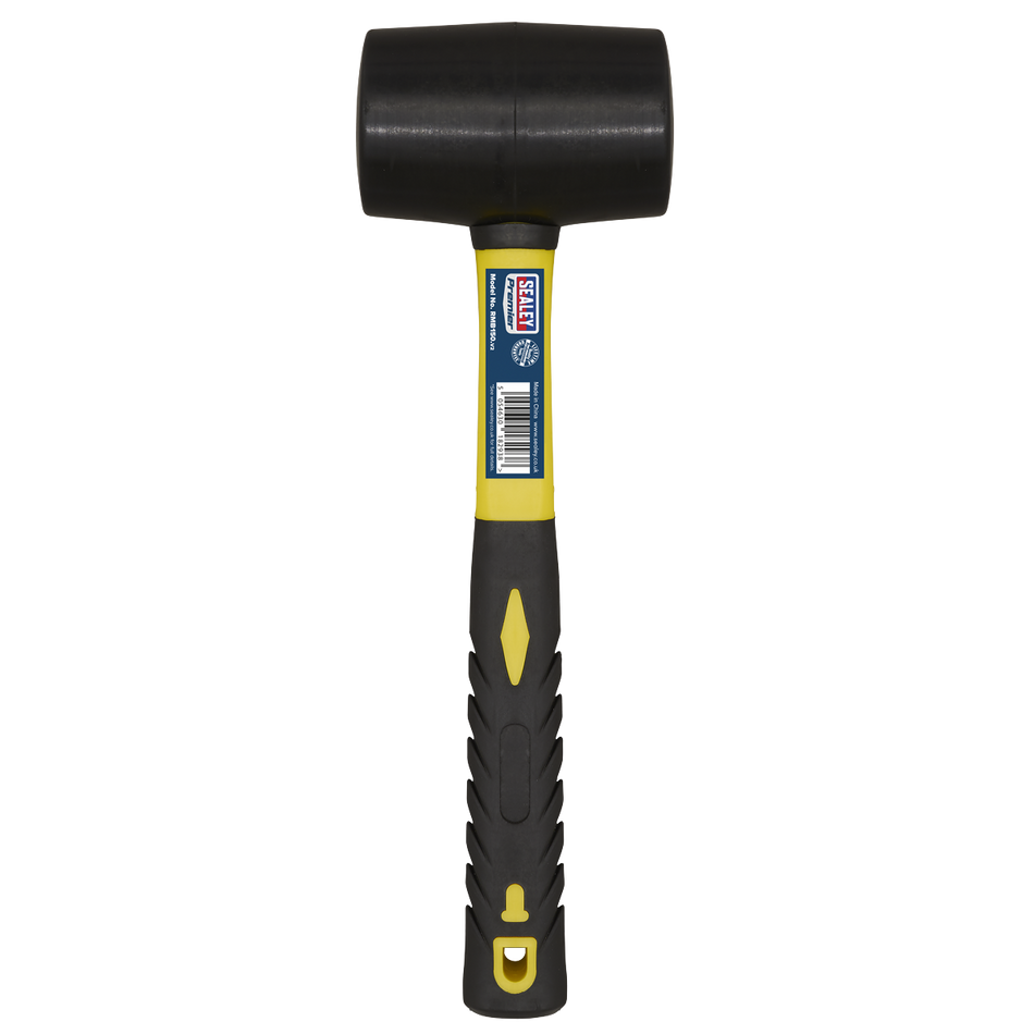 RMB150 Premier Rubber Mallet with Fibreglass Shaft 1.5lb