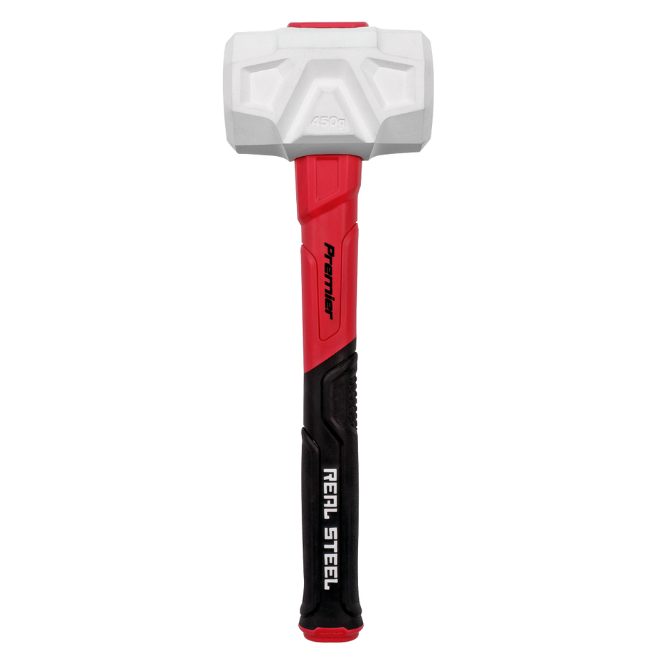 RMG16 Premier Rubber Mallet with Fibreglass Shaft & Graphite Core 16oz