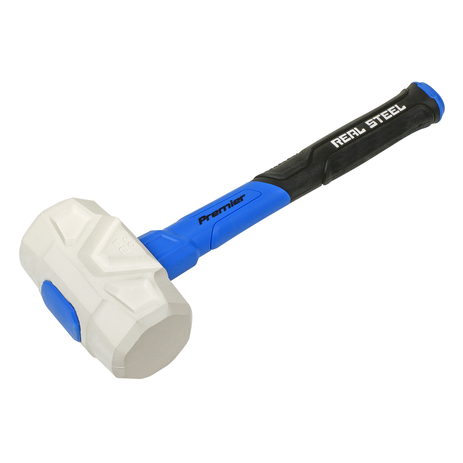 RMG24 Premier Rubber Mallet with Fibreglass Shaft & Graphite Core 24oz