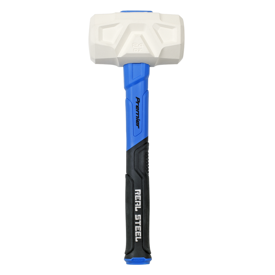 RMG24 Premier Rubber Mallet with Fibreglass Shaft & Graphite Core 24oz
