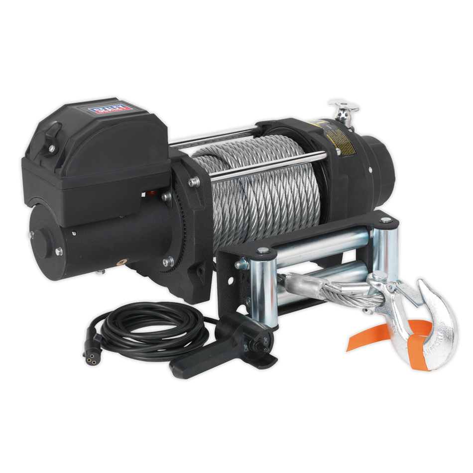 RW8180 Premier Industrial Recovery Winch 8180kg (18000lb) Line Pull 12V