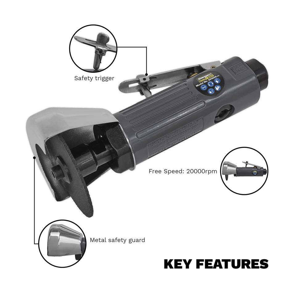 S01005 Siegen Air Rotary Cut-Off Tool 75mm