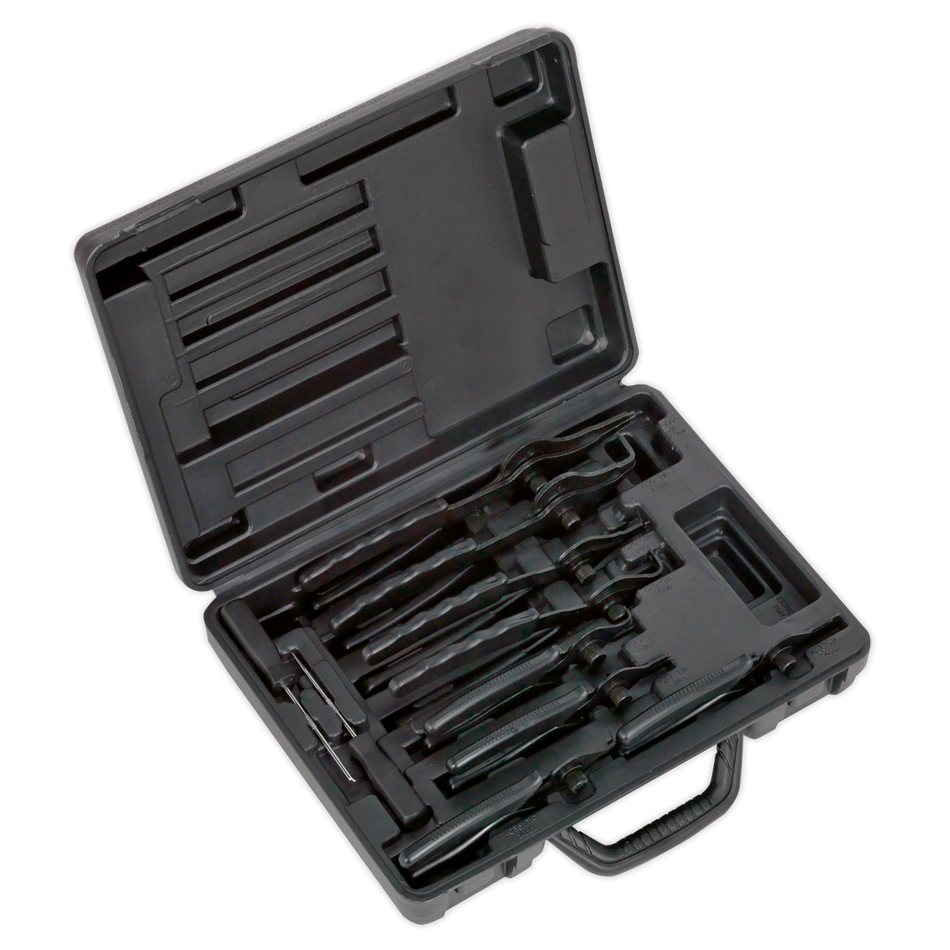 S01064 Siegen Internal/External Circlip Pliers Set 10pc