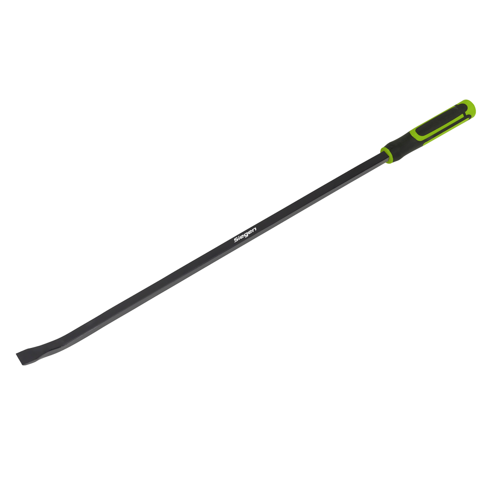 Siegen Heavy-Duty 25deg Pry Bar with Hammer Cap 900mm